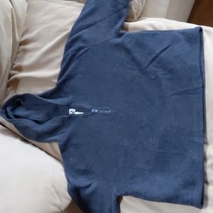 Hooded Grey Sweater - Retro